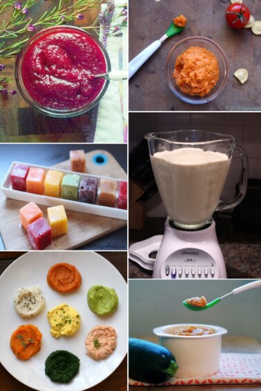 Baby food recipes with frozen baby food, baby food smoothies, mashes, and purees