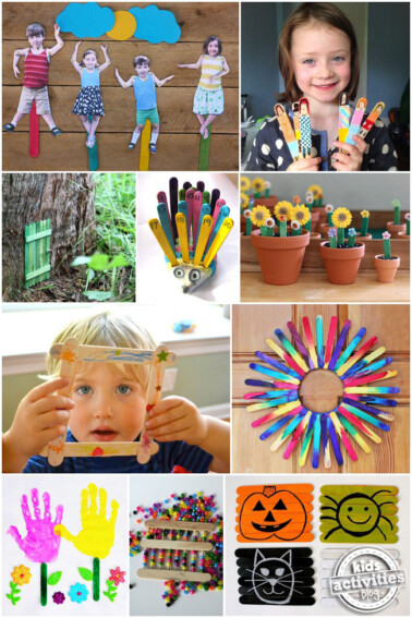30 Children's Popsicle Stick Crafts