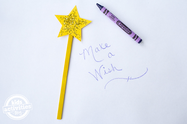 5 minute craft - easy fairy wand craft for kids