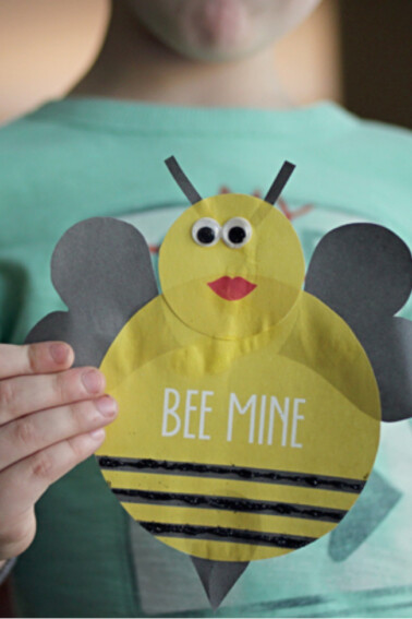 bumblebee valentine craft