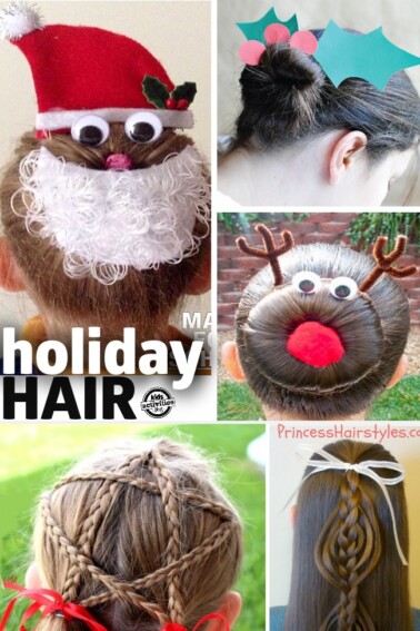 Christmas Hair for Kids feature