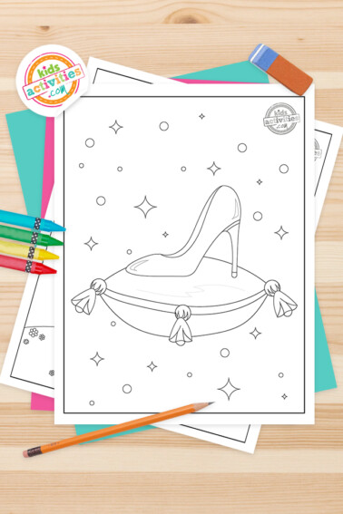 Cinderella Coloring Pages Feature Image