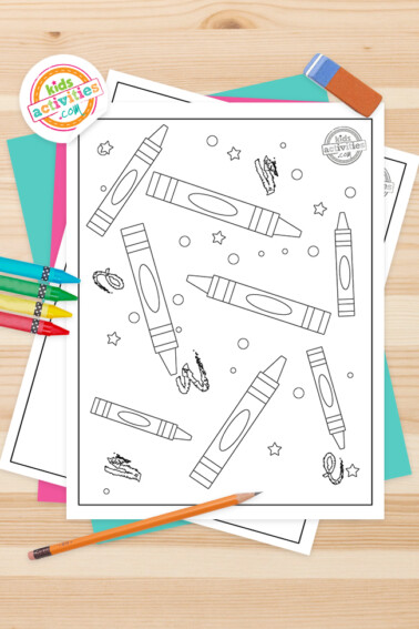 Crayola Coloring Pages Feature Image