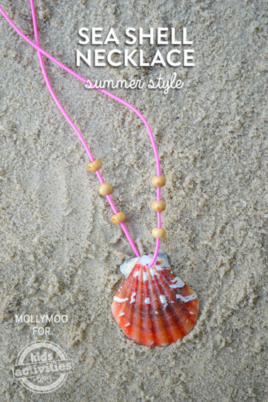 Make your own seashell necklace