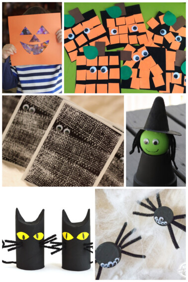 Easy Halloween crafts for kids - toddlers preschoolers and kids of all ages - Kids activities blog