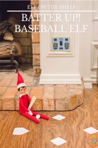 Elf on the Shelf Baseball Game Christmas Idea - Kids Activities Blog