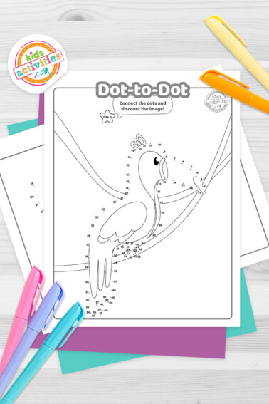 Extreme Dot To Dot Coloring Page Feature Image
