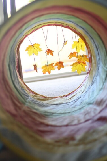 Baby Activity Tunnel with Fall Theme for Baby Games