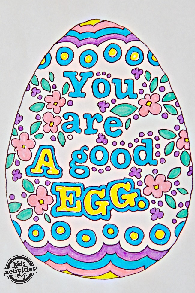free printable download easter egg idioms