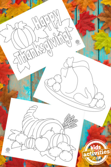 Free printable Thanksgiving Coloring Pages for Kids - Kids Activities Blog