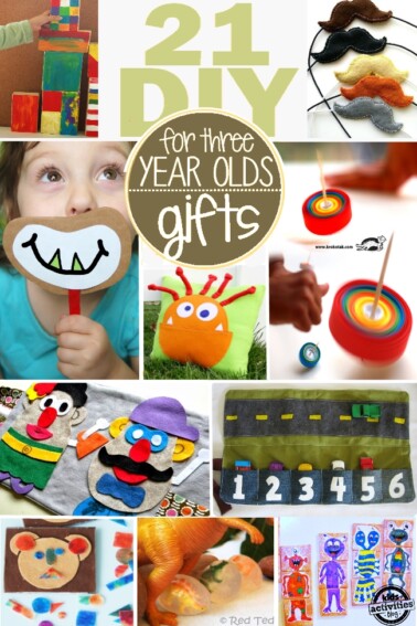Homemade gifts for 3 year olds