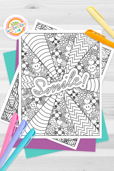 Hard Coloring Pages Feature Image