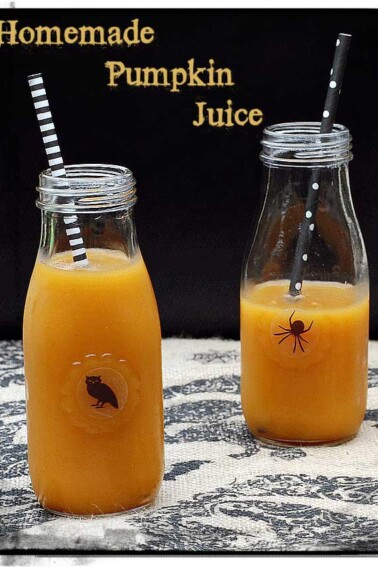 Harry Potter's Pumpkin Juice - the Healthy Halloween Treat