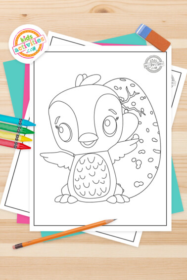 Hatchimals Coloring Pages Feature Image