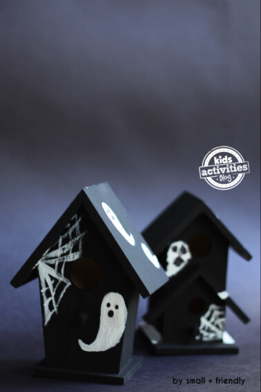 Halloween Craft: Super Cute and Spooky Mini Haunted Houses