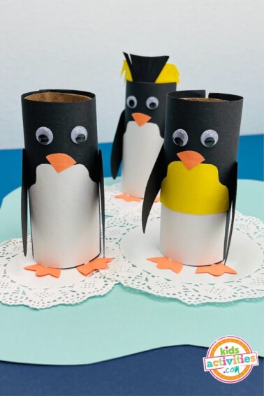 How To Make A Penguin With A Toilet Paper Roll - Kids Activities Blog Team