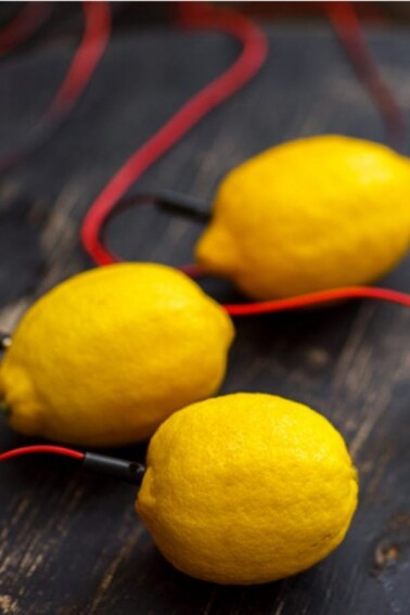 How to Make a Super Cool Lemon Battery - Lemons with wires - Kids Activities Blog