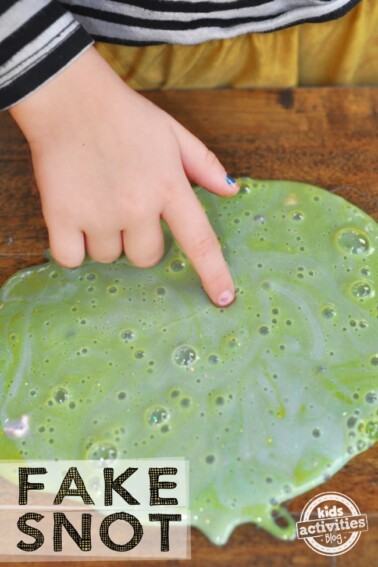how to make fake snot