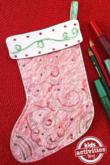 Decorate a Stocking printable