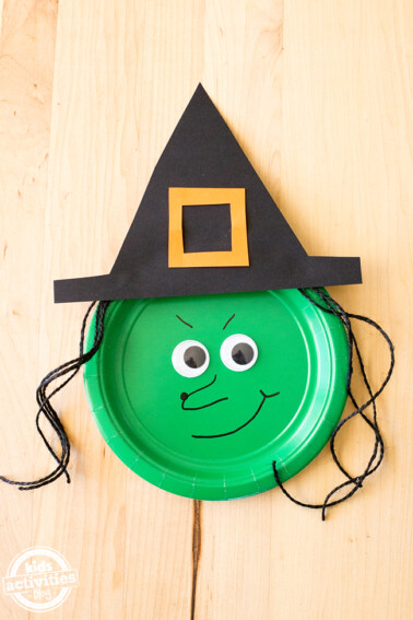 Paper Plate Witch Hats