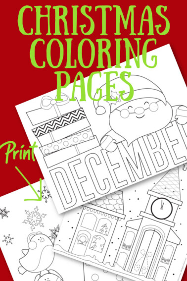 Print Cutest Christmas Coloring Page from Kids Activities Blog