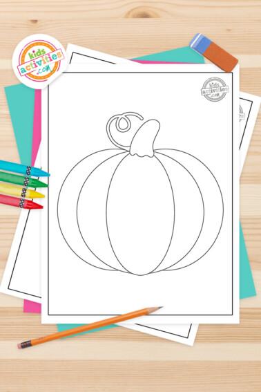 Pumpkin Coloring Pages Feature Image