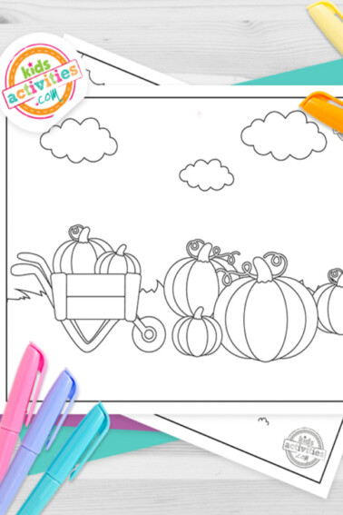 pumpkin patch coloring pages