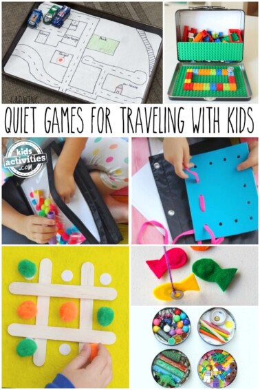 quiet travel games for kids - car games
