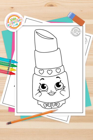Shopkins Coloring Pages Feature Image