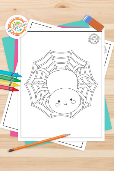 Spider Coloring Pages Feature Image