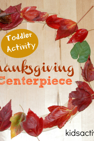 Thanksgiving Centerpiece Craft for Toddlers