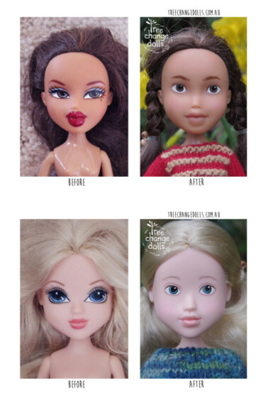 Tree Change Dolls Makeover Pictures - Before and After Feature