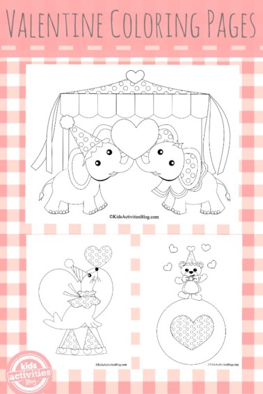 Valentine coloring pages for kids 2- Kids Activities Blog