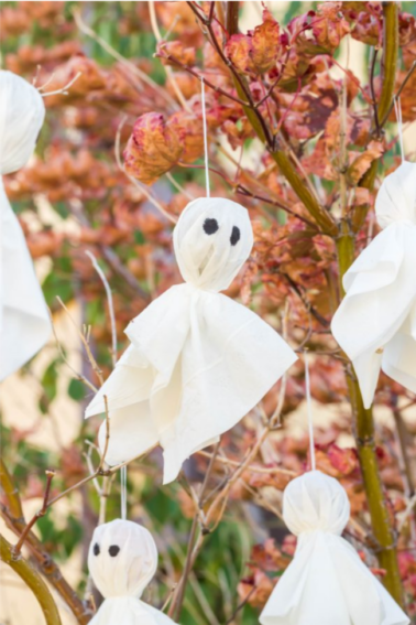 ghost lollipop Halloween craft