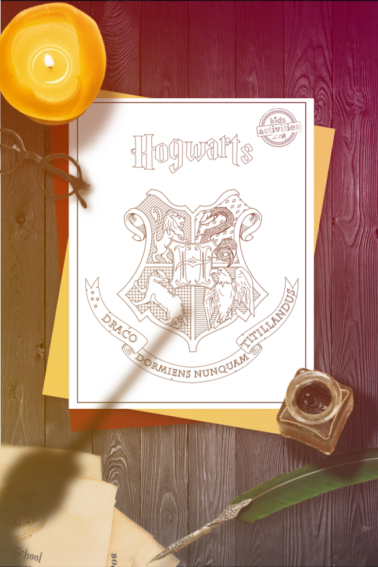 Harry Potter Hogwarts Coloring Page (Free Printables)