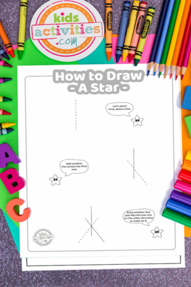 how to draw a star tutorial